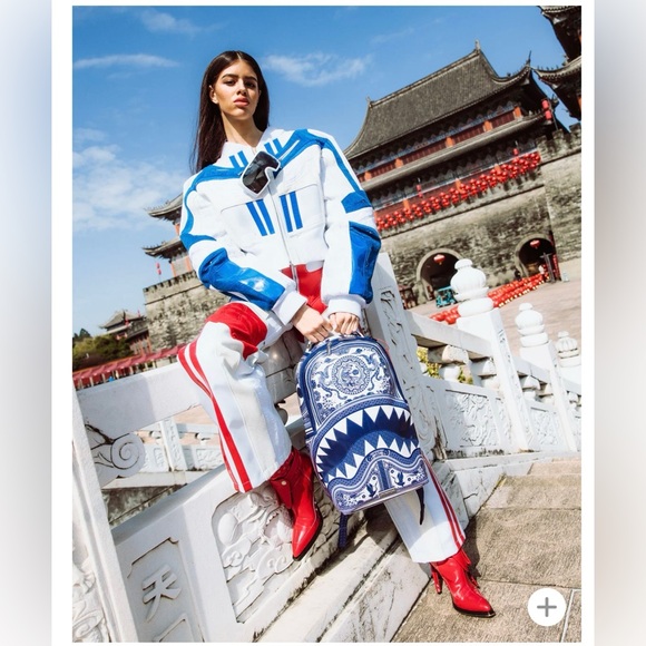 SPRAYGROUND Porcelain Tiger Phoenix Shark Backpack - SOLD OUT FOREVER - Picture 10 of 15